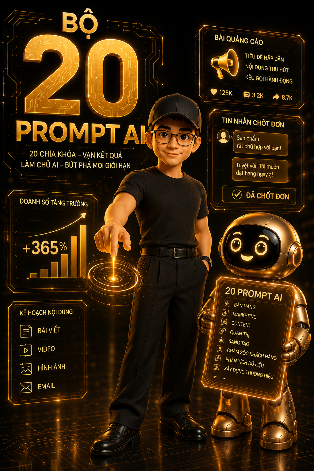 Bộ 20 Prompt AI