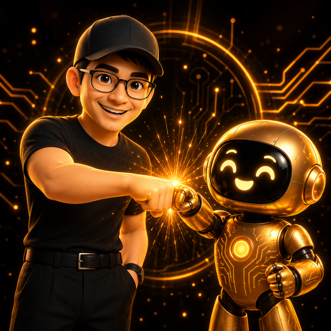 Cùng team với AI đệ tử
